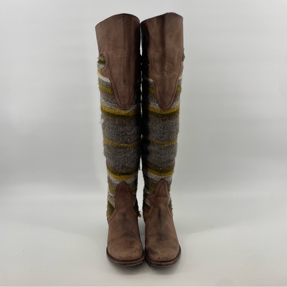 Freebird By Steven Cabal Blanket Over the Knee Southwest Boots - Size 6 - Picture 4 of 10